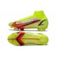 Nike Mercurial Superfly VIII Elite FG Volt Bright Crimson Black