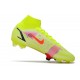 Nike Mercurial Superfly VIII Elite FG Volt Bright Crimson Black