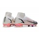 Nike Mercurial Superfly VIII Elite FG White Black Bright Crimson Pink