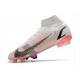 Nike Mercurial Superfly VIII Elite FG White Black Bright Crimson Pink
