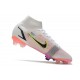Nike Mercurial Superfly VIII Elite FG White Black Bright Crimson Pink