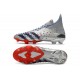 adidas Predator Freak + FG Showpiece Silver Metallic Core Black Scarlet