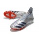 adidas Predator Freak + FG Showpiece Silver Metallic Core Black Scarlet