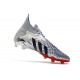 adidas Predator Freak + FG Showpiece Silver Metallic Core Black Scarlet