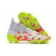 adidas Predator Freak + FG Cleats White Volt Pink