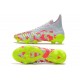 adidas Predator Freak + FG Cleats White Volt Pink