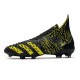adidas Predator Freak + FG Cleats Black Yellow