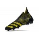 adidas Predator Freak + FG Cleats Black Yellow
