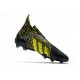 adidas Predator Freak + FG Cleats Black Yellow