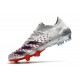adidas Predator Freak.1 Low FG Silver Metallic Core Black Scarlet