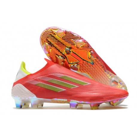 adidas X Speedflow+ FG News Meteorite - Red Core Black Solar Red