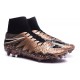 New 2016 Nike Hypervenom Phantom II FG ACC Neymar Cleat Bronze Black White