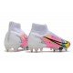 Nike Mercurial Superfly VIII Elite SG Pro Dragonfly - White Metallic Silver Dark Raisin