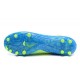 New 2016 Nike Hypervenom Phantom II FG ACC Neymar Cleat Green Blue White