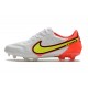 New Nike Tiempo Legend IX Elite FG Motivation - White Volt Bright Crimson