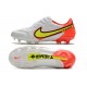 New Nike Tiempo Legend IX Elite FG Motivation - White Volt Bright Crimson