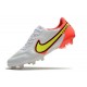 New Nike Tiempo Legend IX Elite FG Motivation - White Volt Bright Crimson