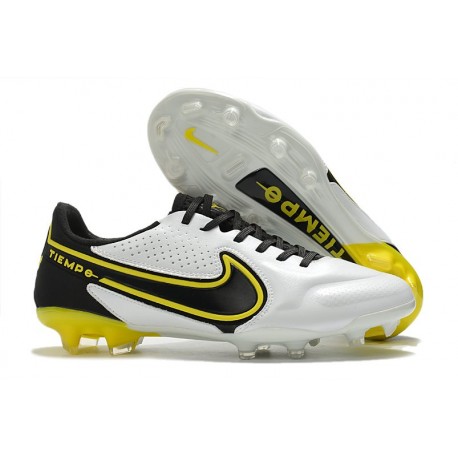 New Nike Tiempo Legend IX Elite FG White Dark Smoke Grey Black Yellow Strike