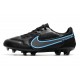 New Nike Tiempo Legend IX Elite FG Renew - Black Iron Grey