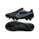 New Nike Tiempo Legend IX Elite FG Renew - Black Iron Grey