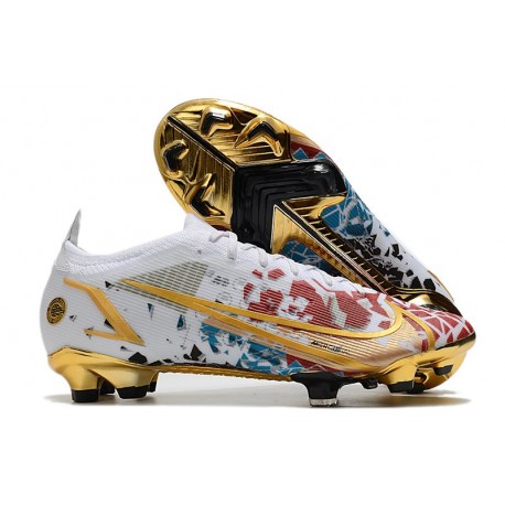 Nike Mercurial Vapor XIV Elite FG White Red Blue Gold