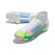Nike Mercurial Superfly VIII Elite FG White Blue Lime