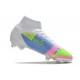 Nike Mercurial Superfly VIII Elite FG White Blue Lime