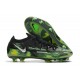Nike Phantom GT2 Elite FG Black Metallic Platinum Green Strike
