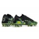 Nike Phantom GT2 Elite FG Black Metallic Platinum Green Strike