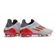 adidas X Speedflow+ FG News WhiteSpark - White Iron Metal Solar Red
