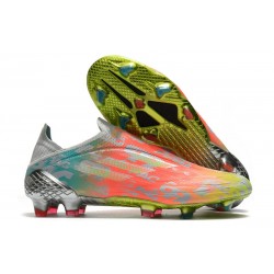 adidas X Speedflow+ FG News Victory Blue Shock Pink Solar Yellow