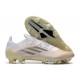 adidas X Speedflow.1 FG Boots White Core Black Metallic Gold Melange