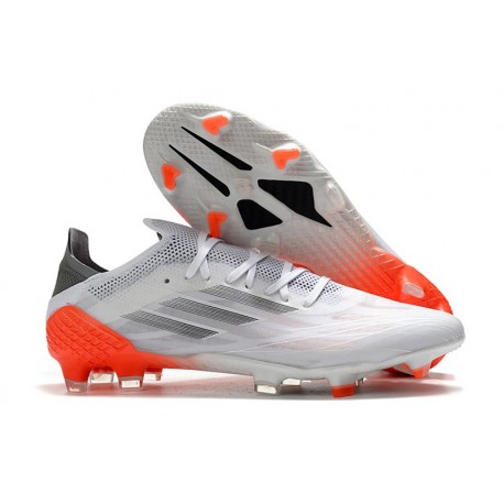 adidas X Speedflow.1 FG Boots WhiteSpark - Footwear White Iron Metal Solar Red