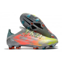 adidas X Speedflow.1 FG Boots Victory Blue Shock Pink Solar Yellow