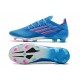 adidas X Speedflow.1 FG Boots Sapphire Edge - Sky Rush Shock Pink Footwear White