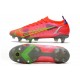 Nike Mercurial Vapor 14 Elite SG-PRO AC Bright Crimson Metallic Silver