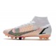 Nike Mercurial Superfly 8 Elite DF AG White Black Bright Crimson Pink Blast