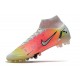 Nike Mercurial Superfly 8 Elite DF AG Dream Speed 4 - White Metallic Silver Pure Platinum