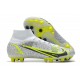 Nike Mercurial Superfly 8 Elite DF AG White Black Metallic Silver Volt