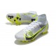 Nike Mercurial Superfly 8 Elite DF AG White Black Metallic Silver Volt