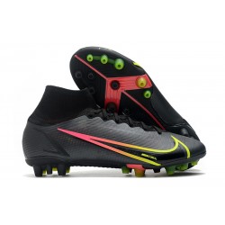 Nike Mercurial Superfly 8 Elite DF AG Black Cyber Off Noir