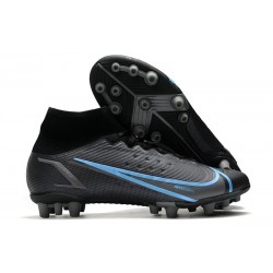 Nike Mercurial Superfly 8 Elite DF AG Black Iron Grey