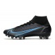 Nike Mercurial Superfly 8 Elite DF AG Black Iron Grey
