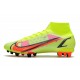 Nike Mercurial Superfly 8 Elite DF AG Volt Bright Crimson Black