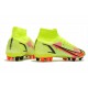 Nike Mercurial Superfly 8 Elite DF AG Volt Bright Crimson Black