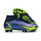 Nike Mercurial Superfly 8 Elite DF AG Recharge Sapphire Volt Blue Void