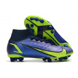 Nike Mercurial Superfly 8 Elite DF AG Recharge - Sapphire Volt Blue Void