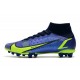 Nike Mercurial Superfly 8 Elite DF AG Recharge Sapphire Volt Blue Void