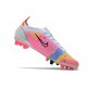 New Nike Mercurial Vapor 14 Elite AG White Metallic Silver Dark Raisin