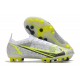 New Nike Mercurial Vapor 14 Elite AG White Black Metallic Silver Volt